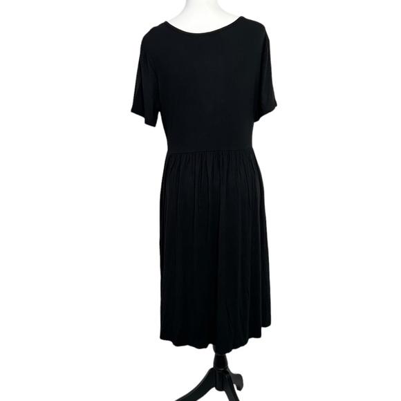 DB Moon Black Basic T-Shirt Dress - Picture 3 of 5